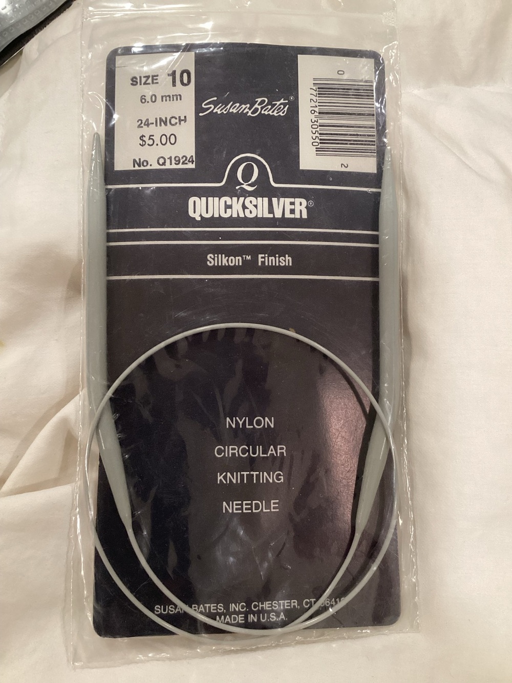 Quiksilver Circular Knitting Needles Size 10 Old New Stock
